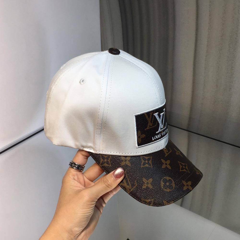 HypedEffects louis vuitton Elegant White & Brown Cap for Men | Men Cap's
