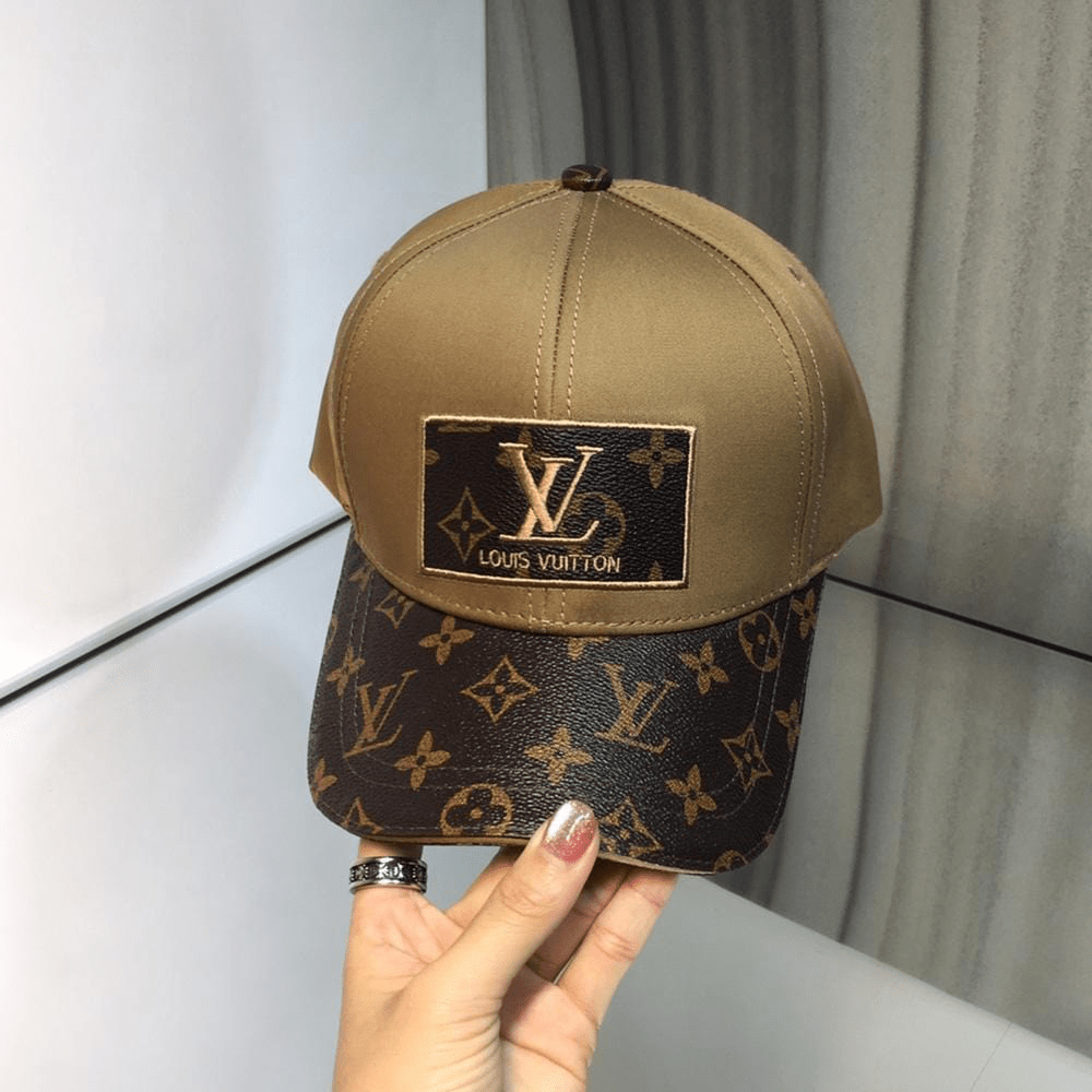 HypedEffects louis vuitton Premium Brown and Caramel Cap for Men