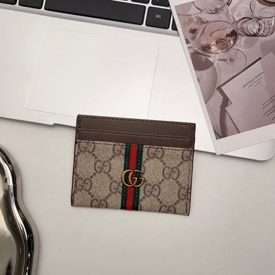 gucci gucci Canvas Wallet Card Holder