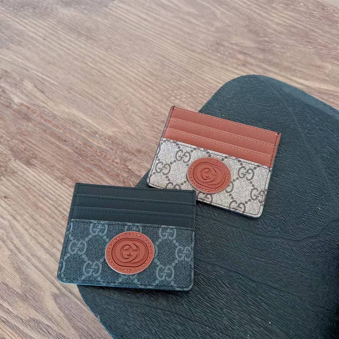 gucci gucci Logo Slim Wallet Card Holder