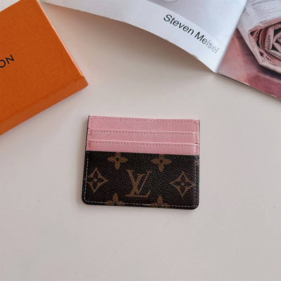 Monogram Slim Card Holder Wallet