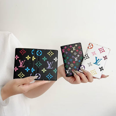 louis vuitton Multicolor Compact Wallet Card Holder