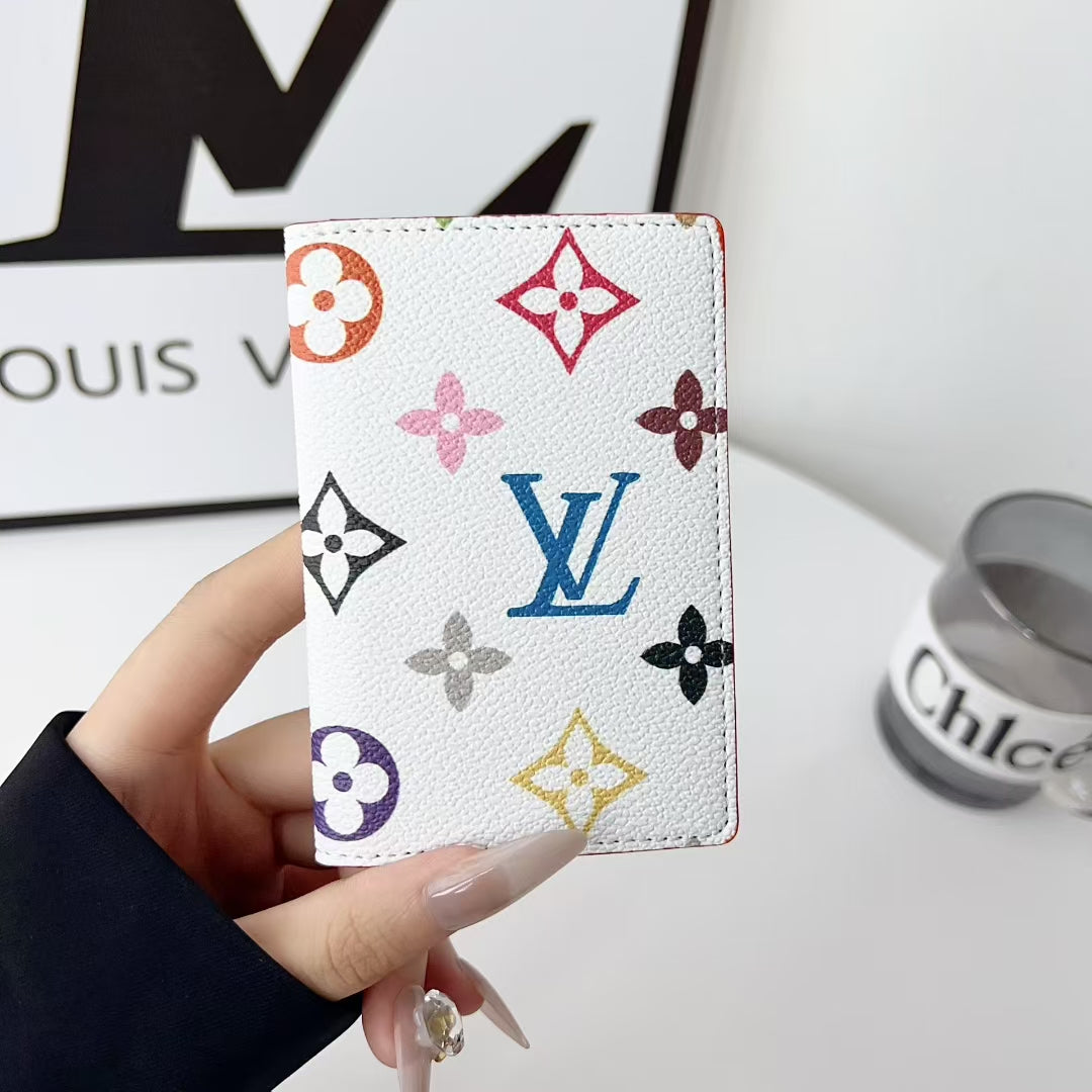 louis vuitton Multicolor Compact Wallet Card Holder