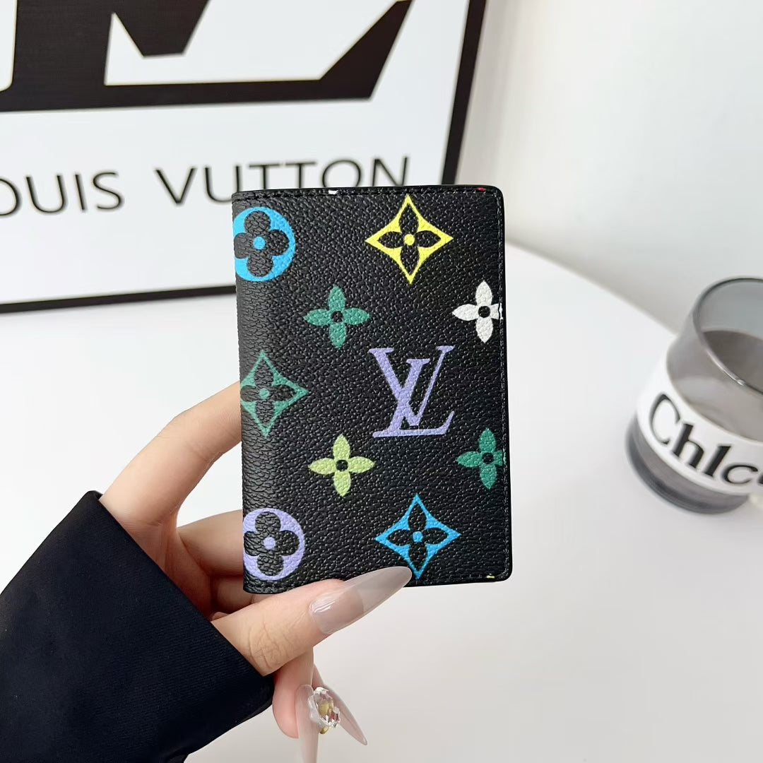 louis vuitton Multicolor Compact Wallet Card Holder