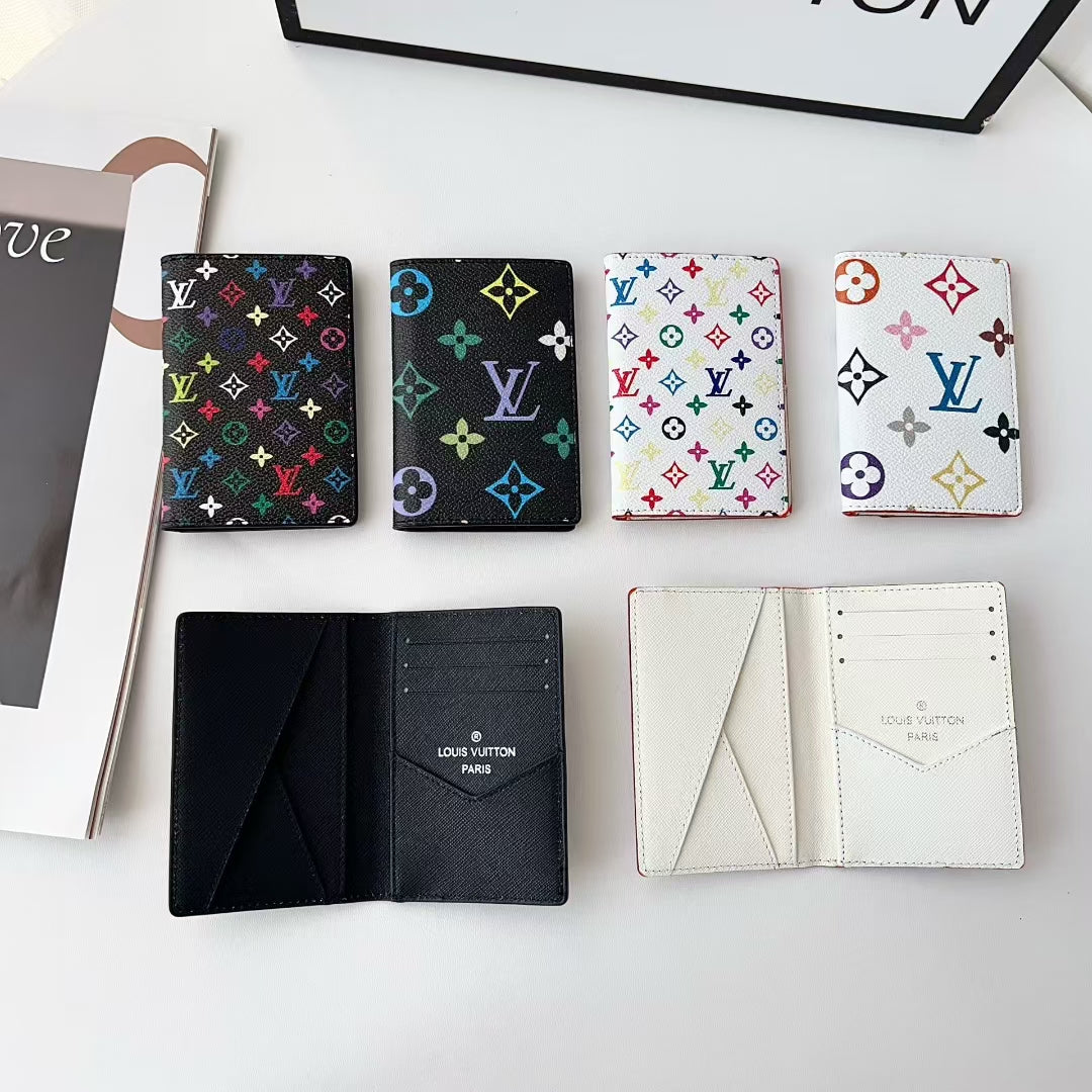 louis vuitton Multicolor Compact Wallet Card Holder