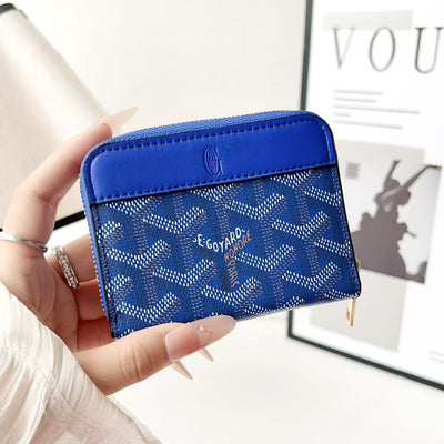 Goyard Zip Around Card Holder Mini Wallet