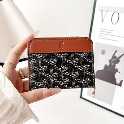 Goyard Zip Around Card Holder Mini Wallet
