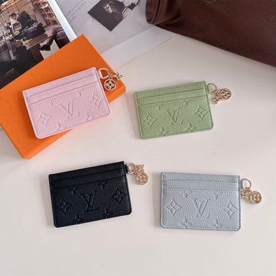 louis vuitton Embossed Monogram Wallet Card Holder
