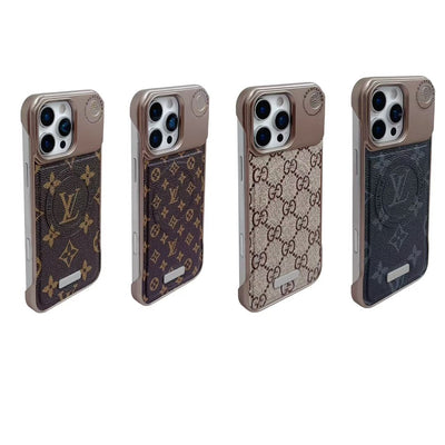 louis vuitton and gucci Luxury Protective Phone Case with Designer Monogram Back Cover