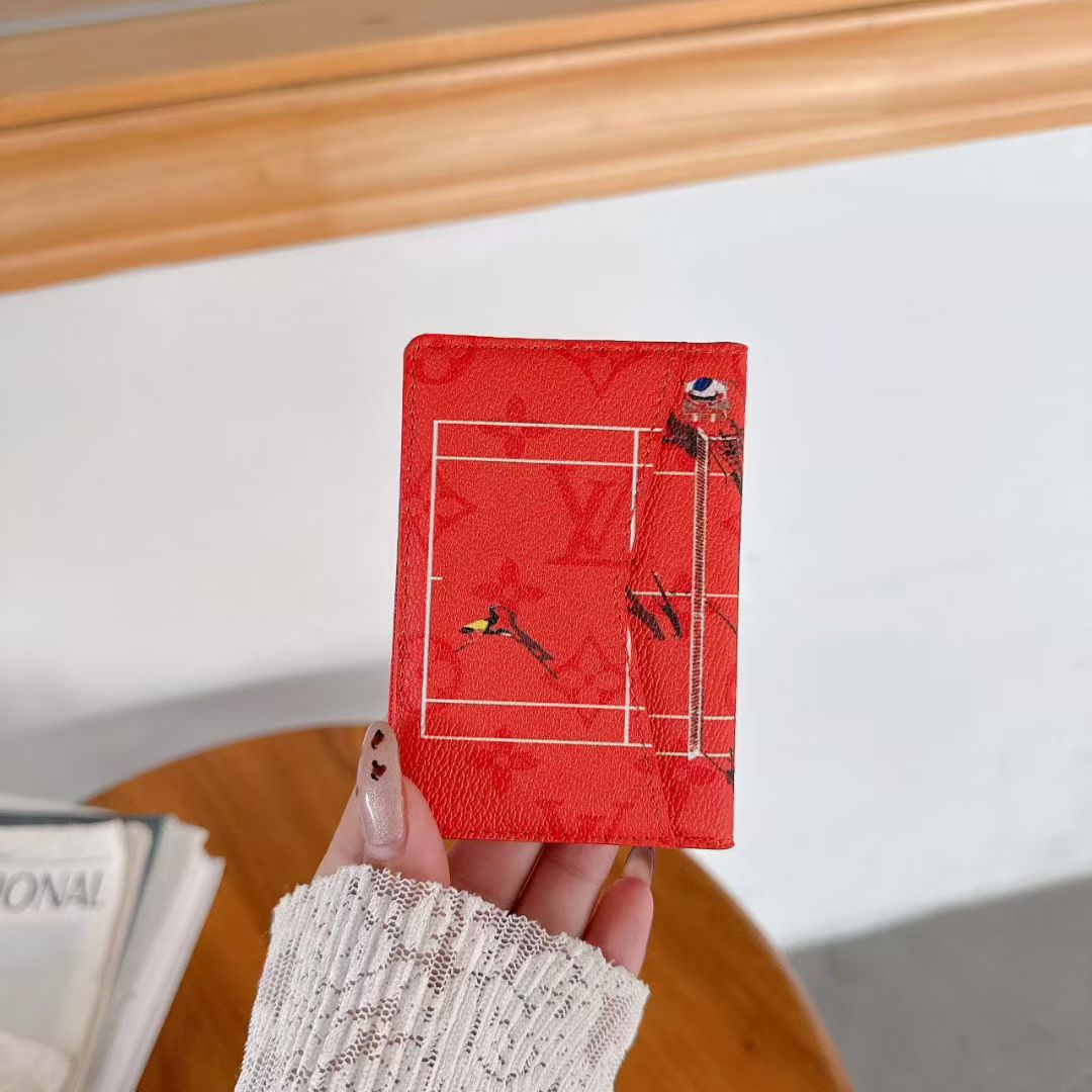 louis vuitton and gucci Slim Card Holder Wallet Luxury Designer Card Case Available in Multiple Styles