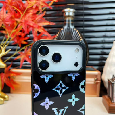 louis vuitton Holographic Monogram Luxury Phone Case for iPhone 14 to iPhone 17 Pro Max
