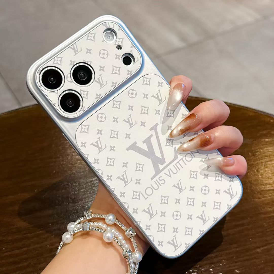 louis vuitton Inspired Monogram Phone Case for iPhone 14 to iPhone 17 Pro Max