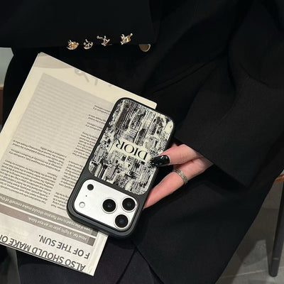 Christian Dior Inspired Luxury Phone Case for iPhone 14 to iPhone 17 Pro Max