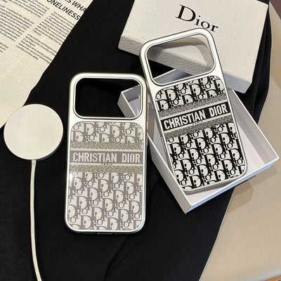 Christian Dior Inspired Luxury Phone Case for iPhone 14 to iPhone 17 Pro Max
