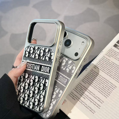 Christian Dior Inspired Luxury Phone Case for iPhone 14 to iPhone 17 Pro Max