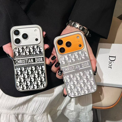 Christian Dior Inspired Luxury Phone Case for iPhone 14 to iPhone 17 Pro Max