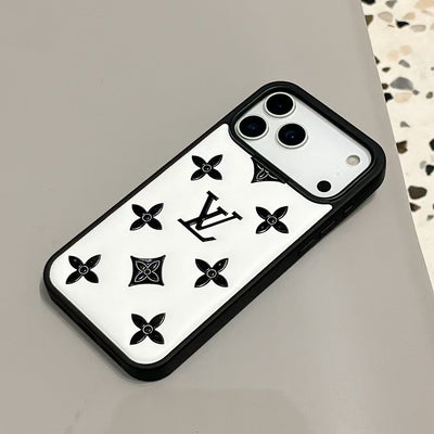 louis vuitton Monogram Relief Luxury Case for iPhone 13 to 17 Pro Max