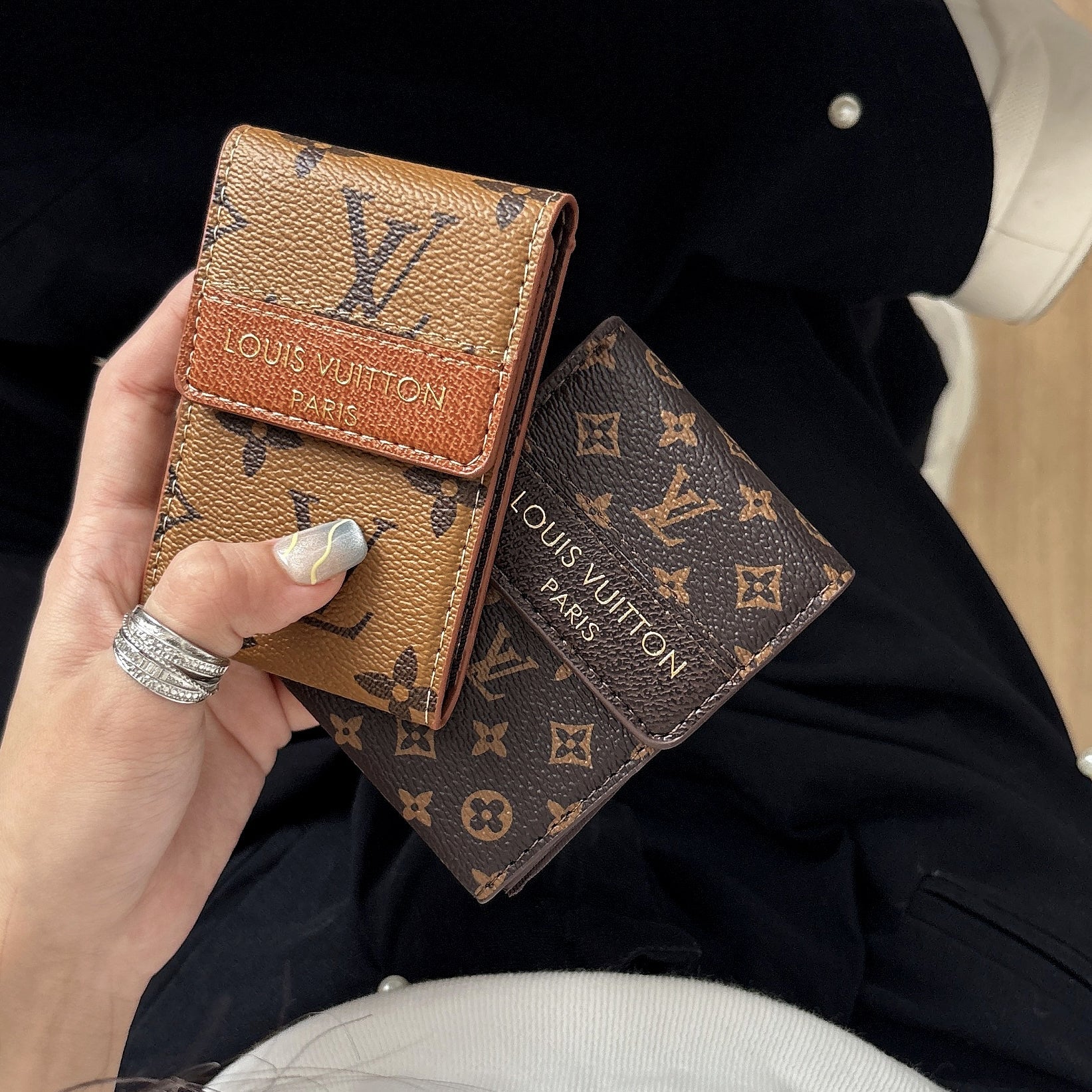 louis vuitton and gucci Wallet Card Holder Collection