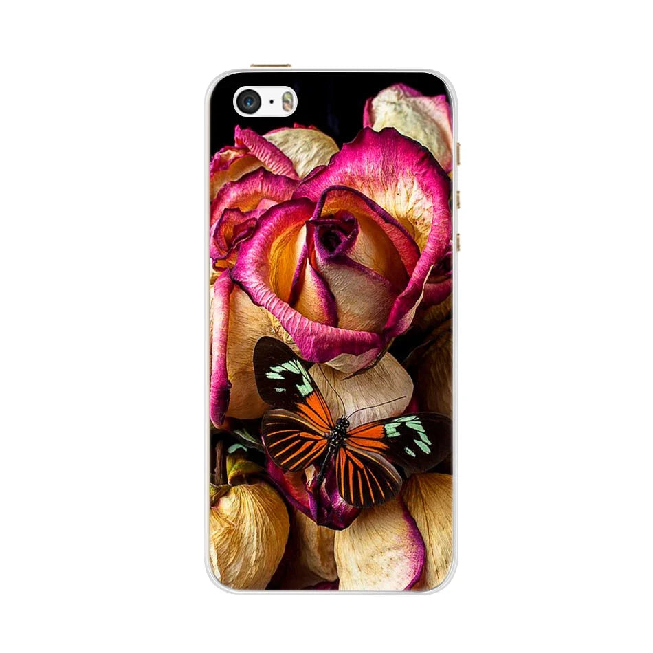 For iPhone 5 5S SE iPhone5s Case for iPhone 5S Case Silicone Cute Case for iphone SE Cover bumper for iphone 5 S 5se Phone cases