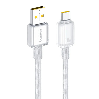 Baseus 100W Fast Charging Data Cable USB-A to USB-C For Car Charging  For iPhone 17 iPhone 16 iPhone 15