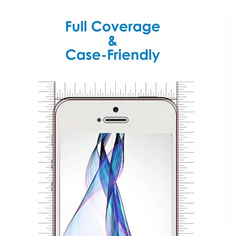 4-Pack Tempered Glass for iPhone SE 2016, iPhone 5S, iPhone 5, iPhone 5C Screen Protector, Bubble Free, 9H Hardness