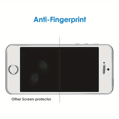 4-Pack Tempered Glass for iPhone SE 2016, iPhone 5S, iPhone 5, iPhone 5C Screen Protector, Bubble Free, 9H Hardness
