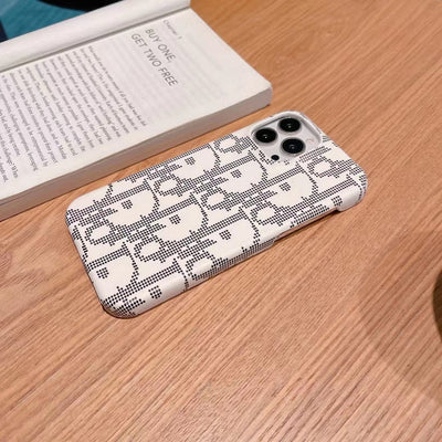 HypedEffects Black And White Dior Phone Cases for iPhone 17 Pro Max