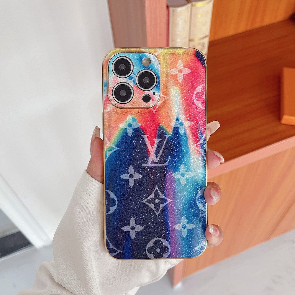 HypedEffects Bleach Rainbow louis vuitton Cases for iPhone 11, 12, 13, and 14 Pro Max