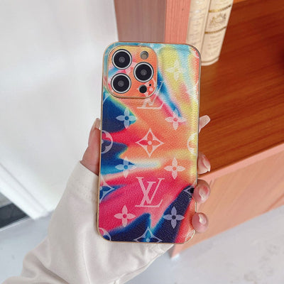 HypedEffects Bleach Rainbow louis vuitton Cases for iPhone 11, 12, 13, and 14 Pro Max