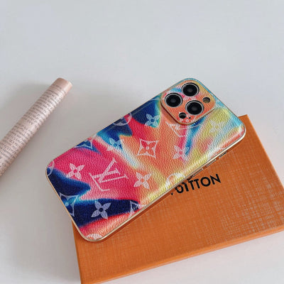 HypedEffects Bleach Rainbow louis vuitton Cases for iPhone 11, 12, 13, and 14 Pro Max