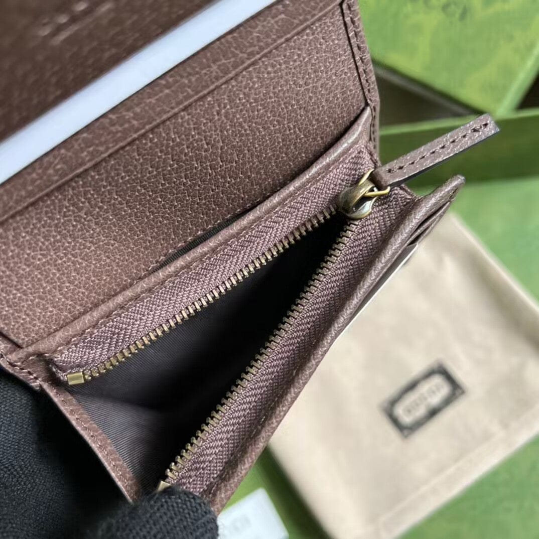 HypedEffects Brown gucci Leather Wallet