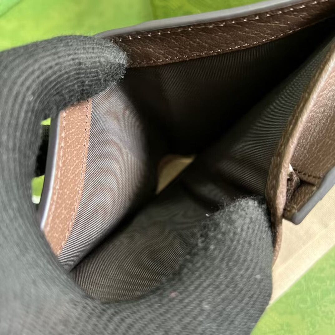 HypedEffects Brown gucci Leather Wallet