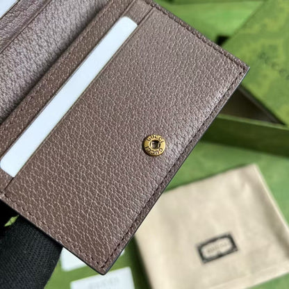HypedEffects Brown gucci Leather Wallet