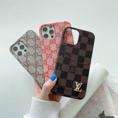 HypedEffects Card Holder Louis Vuitton And Gucci Phone Case for Samsung