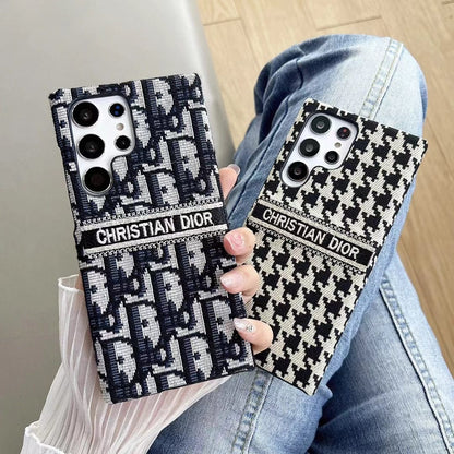 HypedEffects Christian Dior Designer Phone Cases for Samsung with Iconic Patterns