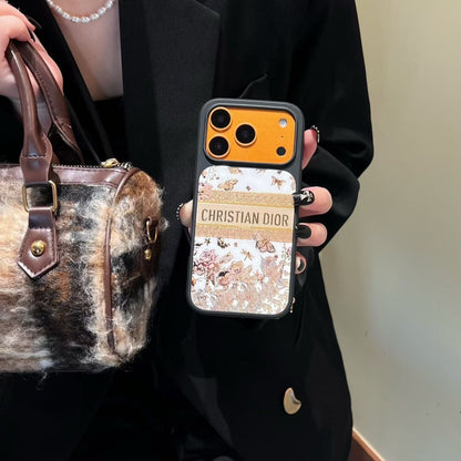HypedEffects Christian Dior Inspired Luxury Phone Case for iPhone 14 to iPhone 17 Pro Max