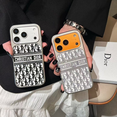 HypedEffects Christian Dior Inspired Luxury Phone Case for iPhone 14 to iPhone 17 Pro Max