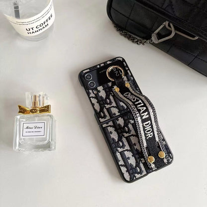 HypedEffects Christian Dior Samsung Z Flip/Z Fold Phone Case with Hand Strap – Samsung Fold Models