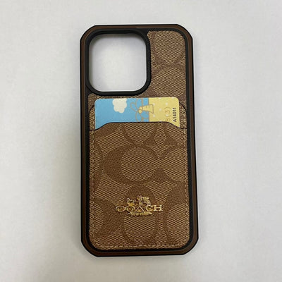 HypedEffects Coach Signature Canvas iPhone Cases with Card Holder
