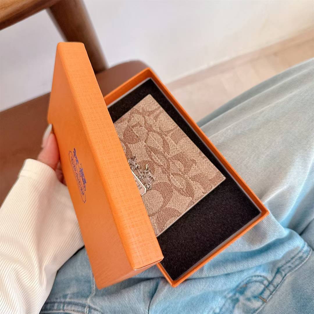 HypedEffects Coach Signature Canvas Wallet Card Holder