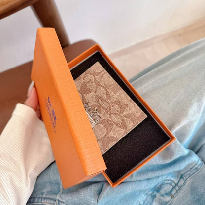 HypedEffects Coach Signature Canvas Wallet Card Holder