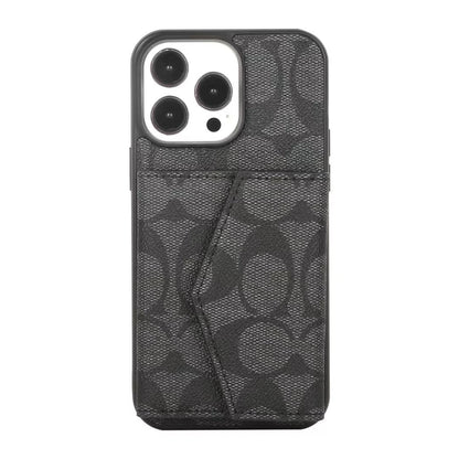 HypedEffects Coach Signature iPhone Case with Card Holder ¨C Available for iPhone 13 to iPhone 17