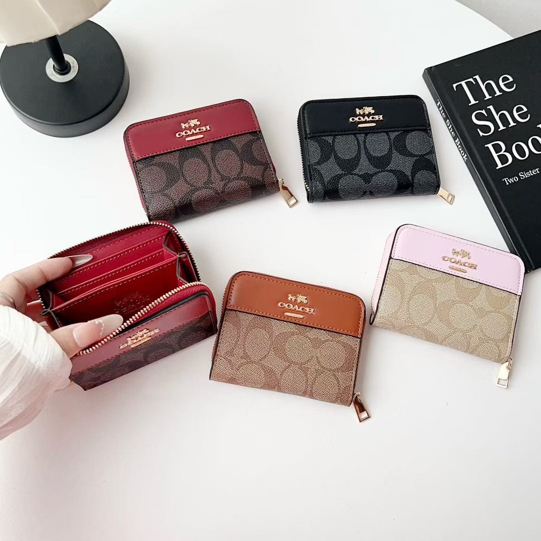 HypedEffects Coach Zip Around Wallet Card Holder