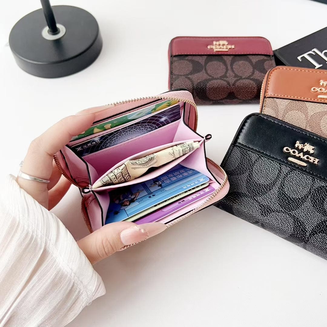 HypedEffects Coach Zip Around Wallet Card Holder