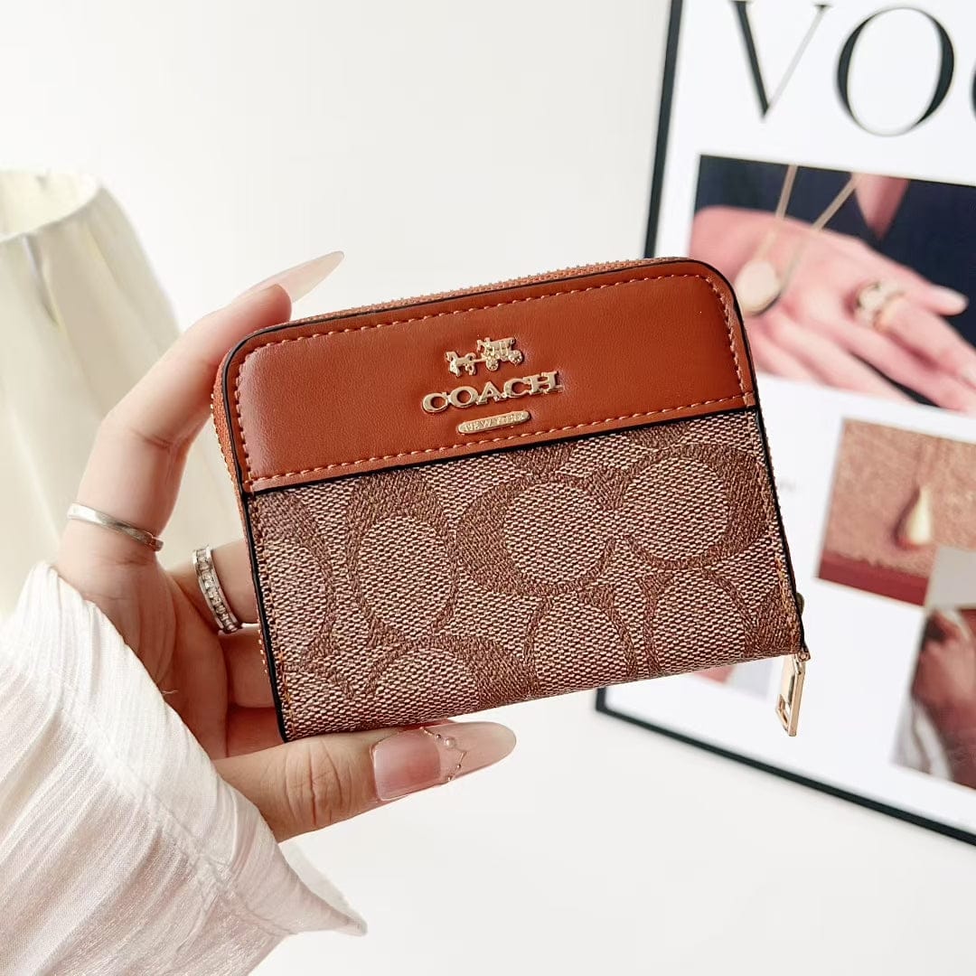 HypedEffects Coach Zip Around Wallet Card Holder