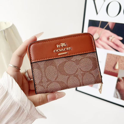 HypedEffects Coach Zip Around Wallet Card Holder