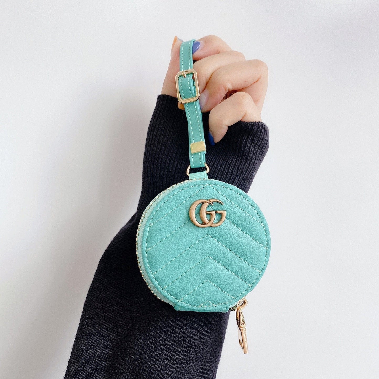 HypedEffects Colorful louis vuitton And gucci Airpods Pro Leather Bag