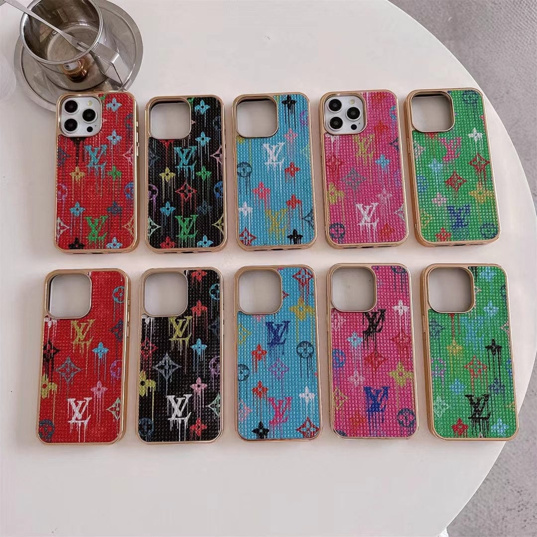 HypedEffects Colorful louis vuitton Phone Covers for iPhone 15 Pro Max