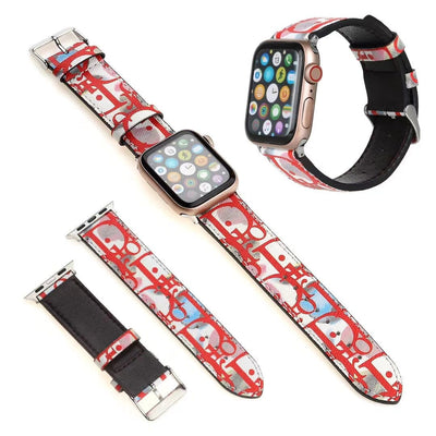 HypedEffects Designer Exotic Leather Dior Watch Band 38/40/41/42/44/45/49 mm