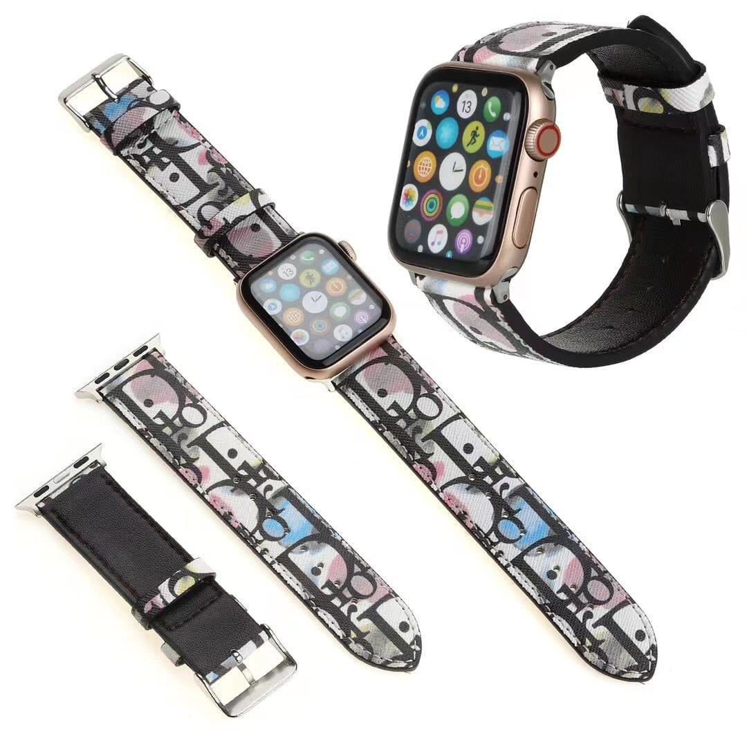 HypedEffects Designer Exotic Leather Dior Watch Band 38/40/41/42/44/45/49 mm